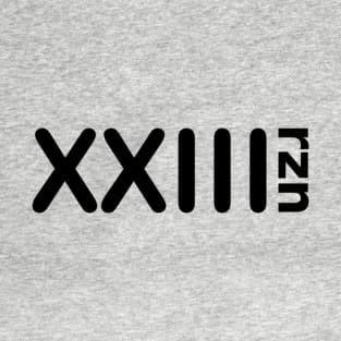 XXIII (blk) T-Shirt